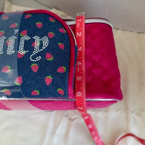 Juicy Couture Pink and Blue Travel Cosmetic Bags - Picture 8 of 10